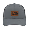 1776® Leather Patch Hat (Grey/Black) - The 1776® Community