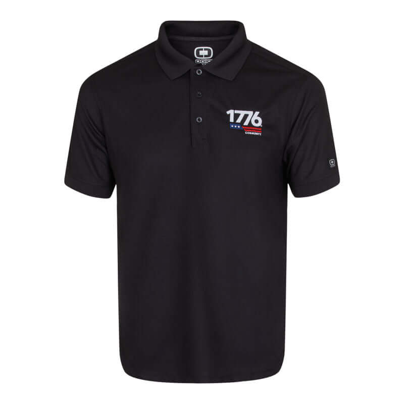 1776® Men's Polo (Black) - The 1776® Community